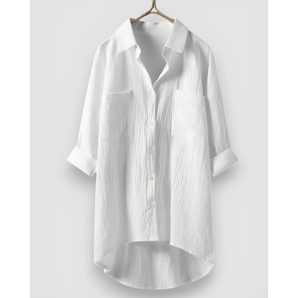 SIMONE™ | LÅNGÄRMAD BLUS MED TIDLÖS ELEGANS OCH SKANDINAVISK ENKELHET