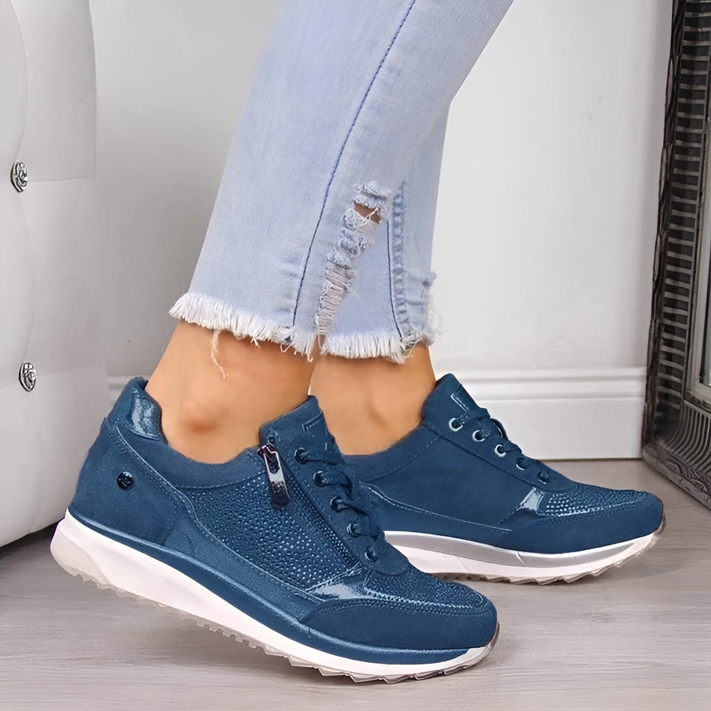Jorun™ | Ortopediska Sneakers med Dragkedja – Stil och Komfort i Perfekt Balans